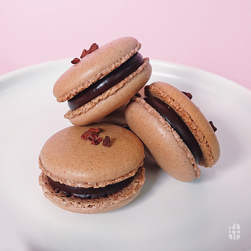 海鹽焦糖朱古力軟心馬卡龍 Salted Caramel Chocolate Macaron