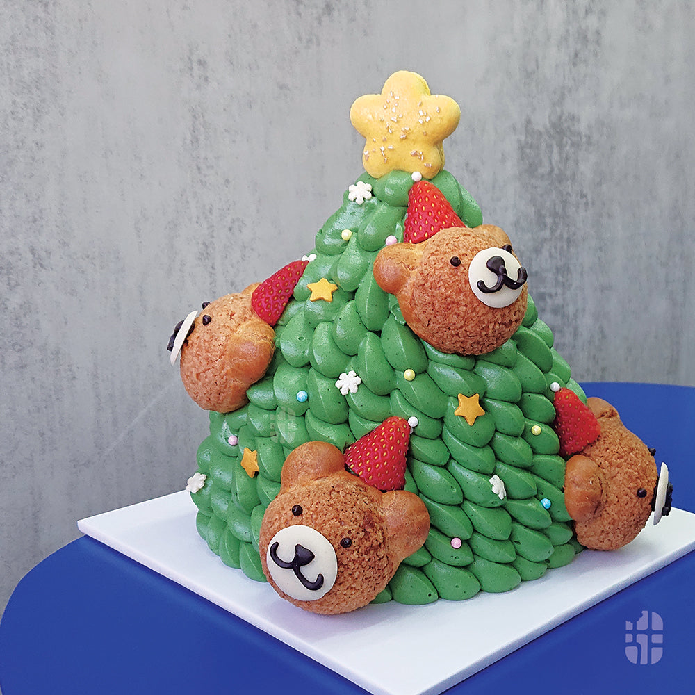 🎄熊仔聖誕樹蛋糕 Berry Beary Christmas Tree Cake