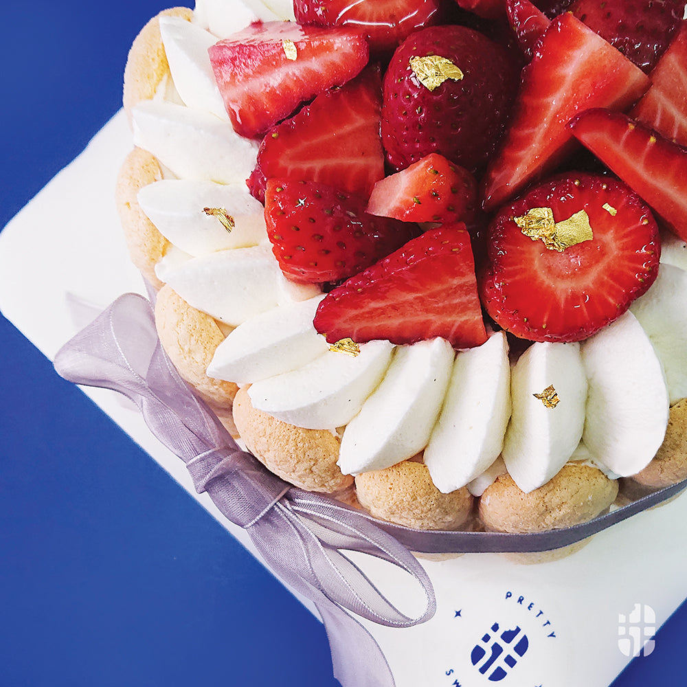 士多啤梨夏洛特蛋糕 Strawberry Charlotte Cake
